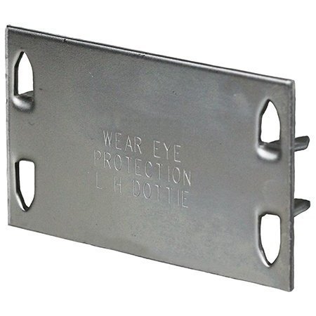 L.H. DOTTIE L.H. Dottie 3'' x 5'' 16 Gauge Safety Plate, 100PK 3516